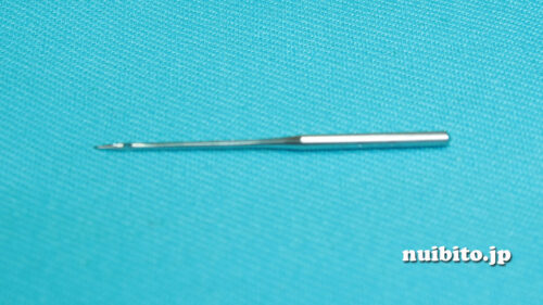工業用ミシン針の形状の画像